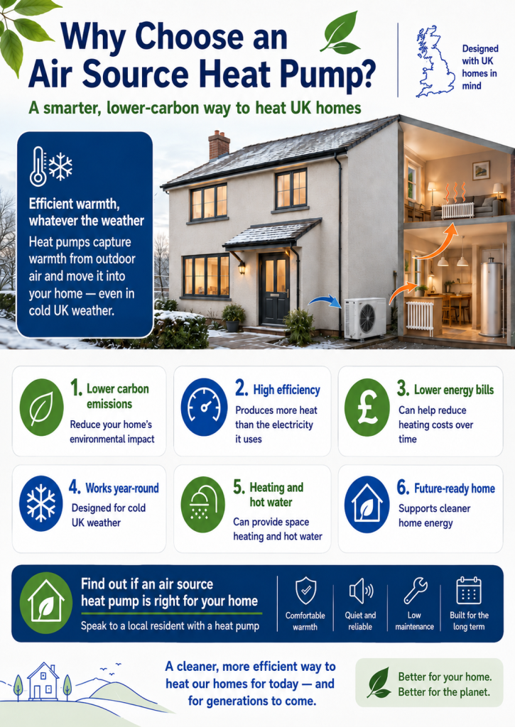 Poster on benefits of ASHPs